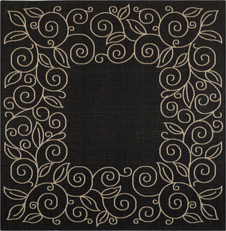 Safavieh Courtyard CY5139D Black/Beige Area Rug 