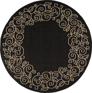 Safavieh Courtyard CY5139D Black/Beige Area Rug 