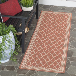 Safavieh Courtyard CY5142A Rust/Sand Area Rug  Feature