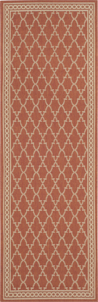 Safavieh Courtyard CY5142A Rust/Sand Area Rug 