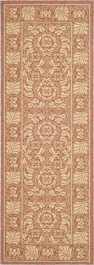 Safavieh Courtyard CY5146A Rust/Sand Area Rug 