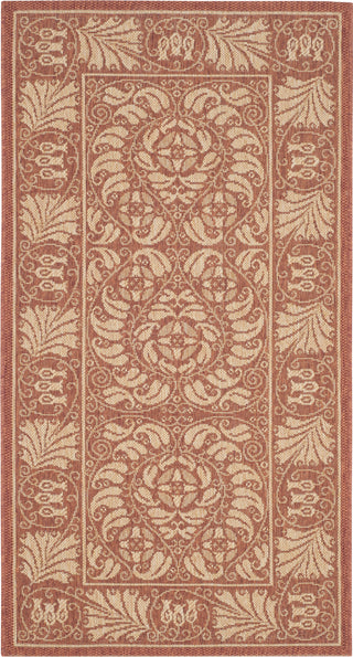 Safavieh Courtyard CY5146A Rust/Sand Area Rug 