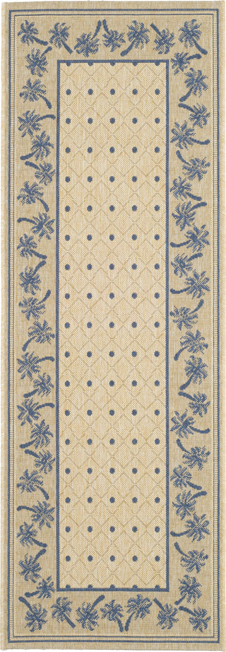 Safavieh Courtyard CY5148F Ivory/Blue Area Rug 