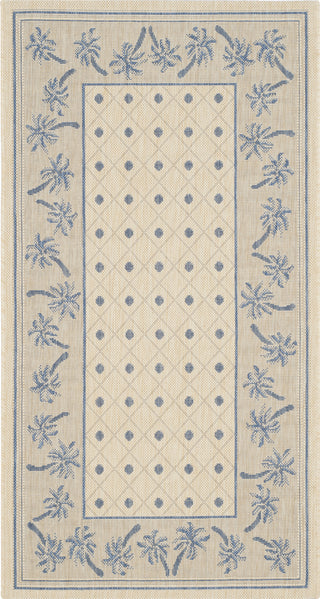 Safavieh Courtyard CY5148F Ivory/Blue Area Rug 