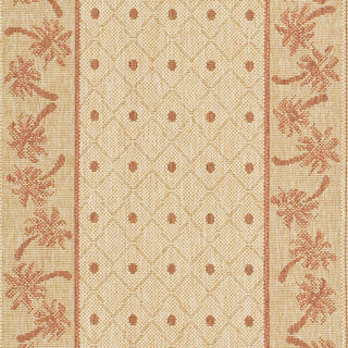 Safavieh Courtyard CY5148J Ivory/Rust Area Rug 