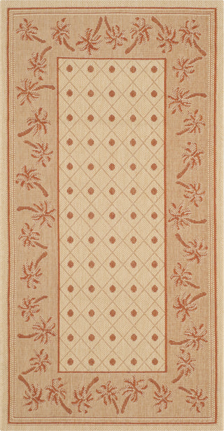 Safavieh Courtyard CY5148J Ivory/Rust Area Rug 