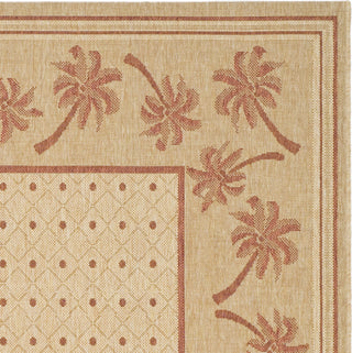 Safavieh Courtyard CY5148J Ivory/Rust Area Rug 