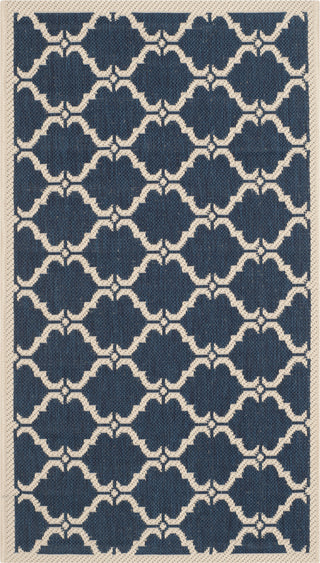 Safavieh Courtyard CY6009 Navy/Beige Area Rug main image