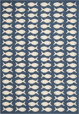 Safavieh Courtyard CY6013 Navy/Beige Area Rug 