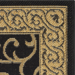 Safavieh Courtyard CY6014 Black/Natural Area Rug 