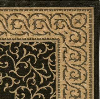 Safavieh Courtyard CY6014 Black/Natural Area Rug 