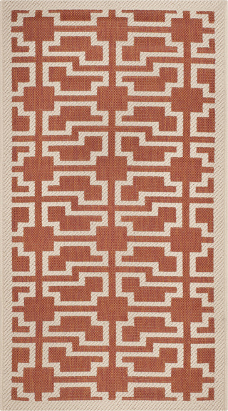 Safavieh Courtyard CY6015 Terracotta/Beige Area Rug main image