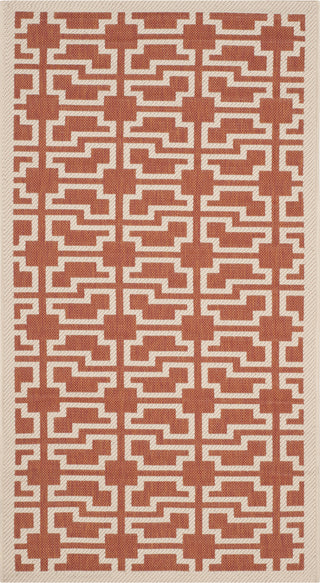 Safavieh Courtyard CY6015 Terracotta/Beige Area Rug 