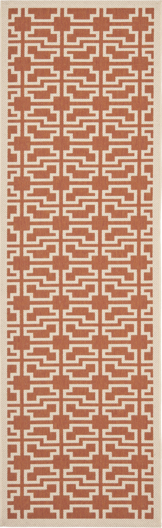 Safavieh Courtyard CY6015 Terracotta/Beige Area Rug 