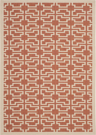 Safavieh Courtyard CY6015 Terracotta/Beige Area Rug 