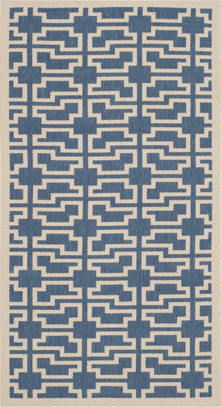 Safavieh Courtyard CY6015 Blue/Beige Area Rug 