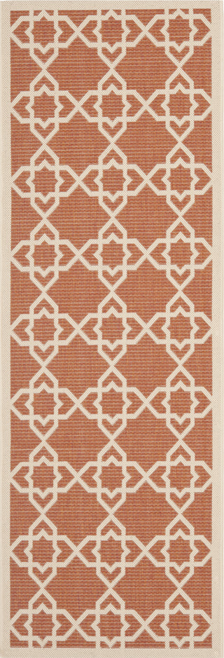 Safavieh Courtyard CY6032 Terracotta/Beige Area Rug 