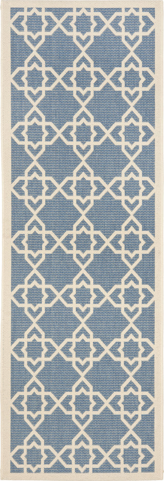 Safavieh Courtyard CY6032 Blue/Beige Area Rug 