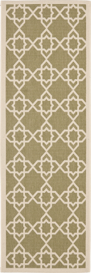 Safavieh Courtyard CY6032 Green/Beige Area Rug 