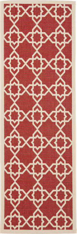 Safavieh Courtyard CY6032 Red/Beige Area Rug 