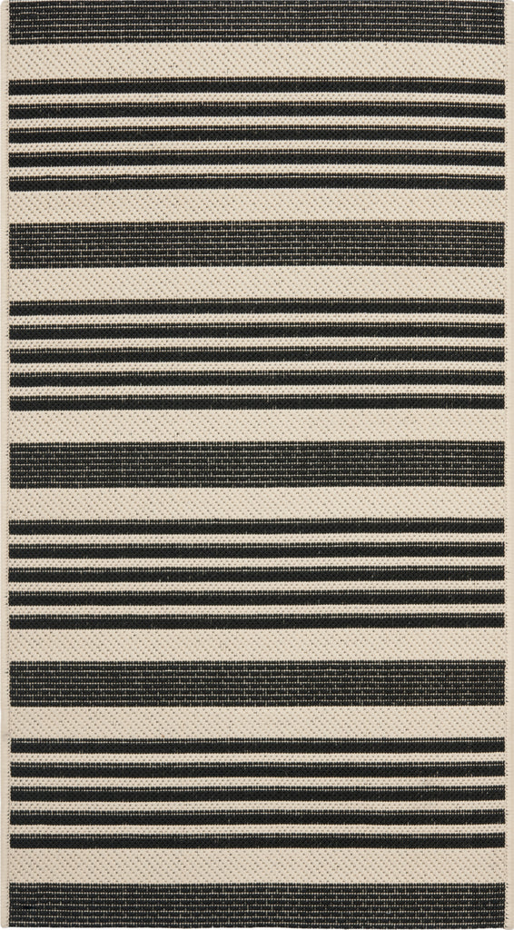 Safavieh Courtyard CY6062 Black/Bone Area Rug main image