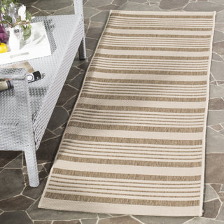 Safavieh Courtyard CY6062 Brown/Bone Area Rug  Feature