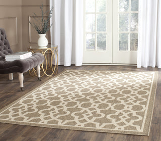 Safavieh Courtyard CY6071 Mocha/Beige Area Rug  Feature