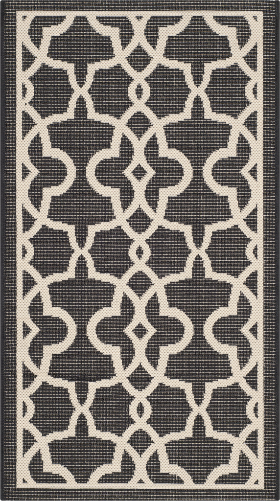 Safavieh Courtyard CY6071 Black/Beige Area Rug main image