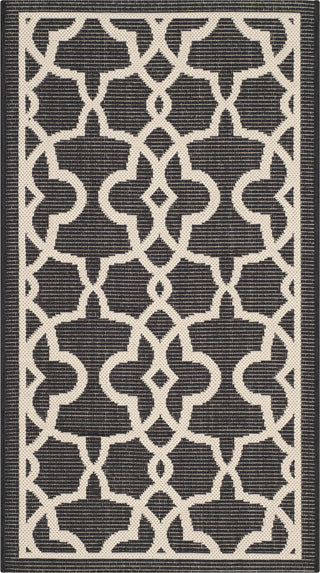 Safavieh Courtyard CY6071 Black/Beige Area Rug main image