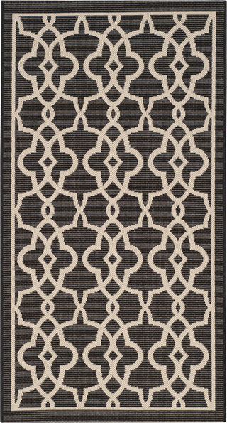 Safavieh Courtyard CY6071 Black/Beige Area Rug 