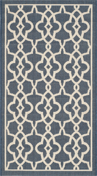 Safavieh Courtyard CY6071 Navy/Beige Area Rug main image