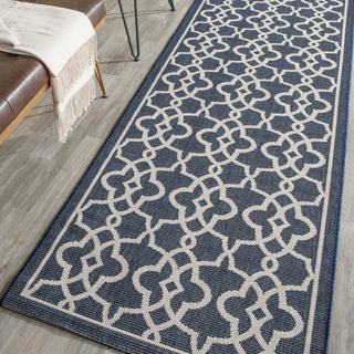 Safavieh Courtyard CY6071 Navy/Beige Area Rug  Feature