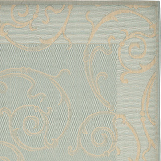 Safavieh Courtyard CY6108 Aqua/Cream Area Rug 