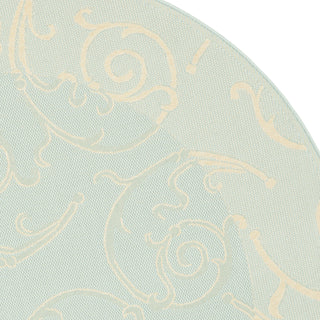 Safavieh Courtyard CY6108 Aqua/Cream Area Rug 