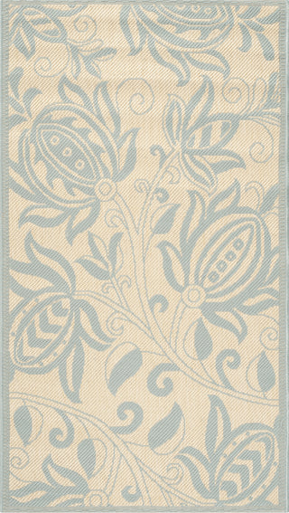 Safavieh Courtyard CY6109 Cream/Aqua Area Rug main image