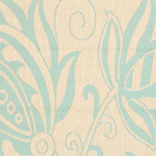 Safavieh Courtyard CY6109 Cream/Aqua Area Rug 