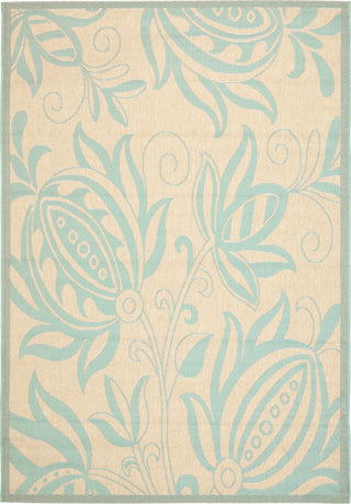 Safavieh Courtyard CY6109 Cream/Aqua Area Rug 