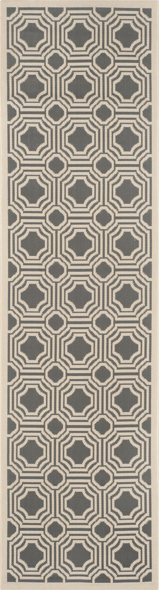 Safavieh Courtyard CY6112 Anthracite/Beige Area Rug 