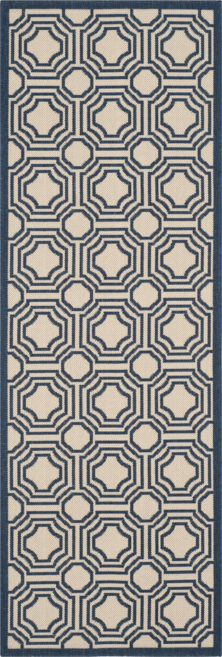 Safavieh Courtyard CY6112 Beige/Navy Area Rug 