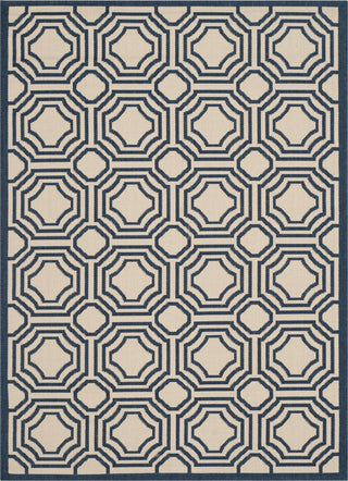 Safavieh Courtyard CY6112 Beige/Navy Area Rug 