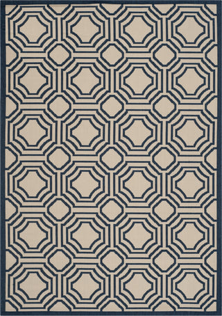 Safavieh Courtyard CY6112 Beige/Navy Area Rug 