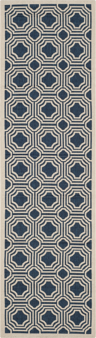 Safavieh Courtyard CY6112 Navy/Beige Area Rug 