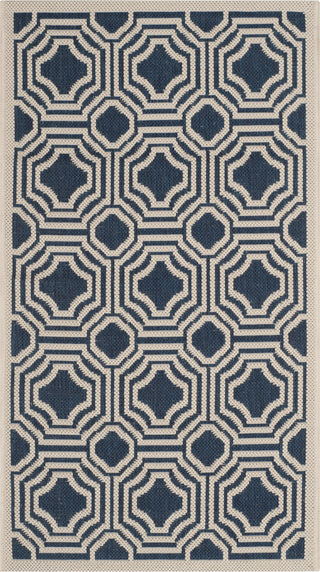 Safavieh Courtyard CY6112 Navy/Beige Area Rug main image