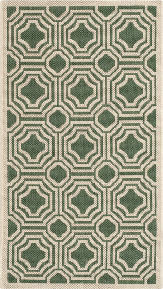 Safavieh Courtyard CY6112 Dark Green/Beige Area Rug main image