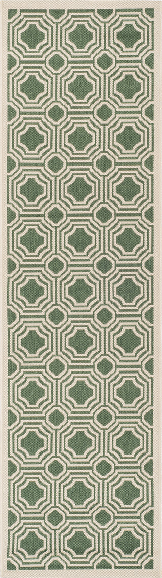 Safavieh Courtyard CY6112 Dark Green/Beige Area Rug 