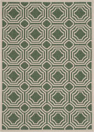 Safavieh Courtyard CY6112 Dark Green/Beige Area Rug 