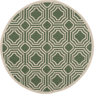 Safavieh Courtyard CY6112 Dark Green/Beige Area Rug 