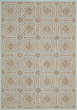 Safavieh Courtyard CY6112 Brown/Aqua Area Rug 