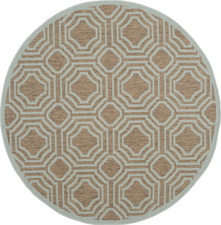 Safavieh Courtyard CY6112 Brown/Aqua Area Rug 