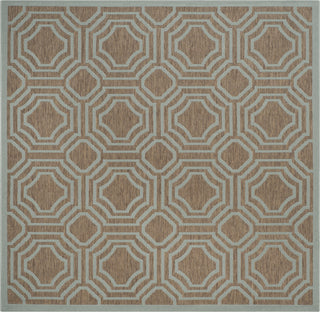 Safavieh Courtyard CY6112 Brown/Aqua Area Rug 